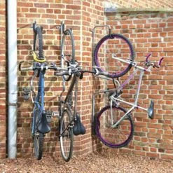 Range Vélo Mural Individuel Avec Support Antivol Mottez -Sonnettes et klaxons pour vélo Soldes range velo mural individuel avec support antivol mottez 5