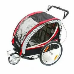 Maxxus Remorque Vélo Double Pour Enfant Avec Kit Piéton -Sonnettes et klaxons pour vélo Soldes remorque velo double pour enfant avec kit pieton 2