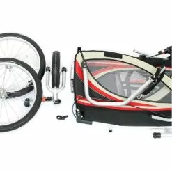 Maxxus Remorque Vélo Double Pour Enfant Avec Kit Piéton -Sonnettes et klaxons pour vélo Soldes remorque velo double pour enfant avec kit pieton 3