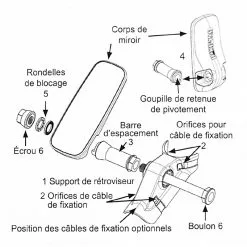 Funecobikes Rétroviseur BIKE EYE à Fixer Sur Le Cadre - Model LXS 8 Funecobikes Rétroviseur BIKE EYE à Fixer Sur Le Cadre - Model LXS -Sonnettes et klaxons pour vélo Soldes retroviseur bike eye a fixer sur le cadre model lxs 2