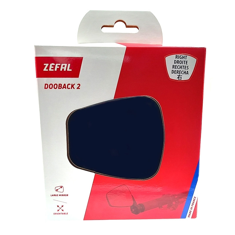 ZEFAL Rétroviseur Vélo Droit Grand Miroir Dooback 2 Zéfal 2 ZEFAL Rétroviseur Vélo Droit Grand Miroir Dooback 2 Zéfal – Image 2