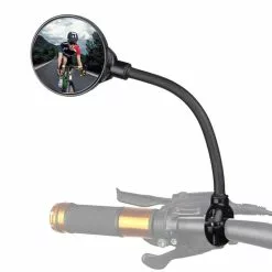 Rétroviseur Vélo Flexible 360° M-Wave Miroir 70 Mm -Sonnettes et klaxons pour vélo Soldes retroviseur velo flexible 360 m wave miroir 70 mm 4