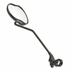 Humpert - Ergotec Rétroviseur Vélo Gauche à Long Bras M-99 LV Ergotec Noir Sablé