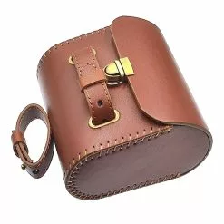 Sacoche De Selle Vélo Vintage En Cuir Brun -Sonnettes et klaxons pour vélo Soldes sacoche de selle velo vintage en cuir brun 2