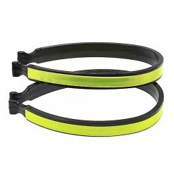 Point Serre Pantalon Noir Avec Réflecteur Haute Visibilité -Sonnettes et klaxons pour vélo Soldes serre pantalon noir avec reflecteur haute visibilite 2