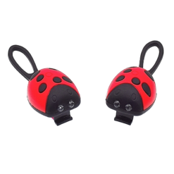 Maxxus Set D'éclairage Coccinelle 2 LED Pour Vélo Enfant