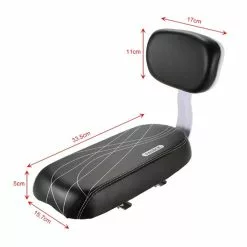 Vélo Original Siège Pour Porte Bagage De Vélo Avec Dossier -Sonnettes et klaxons pour vélo Soldes siege pour porte bagage de velo avec dossier 5
