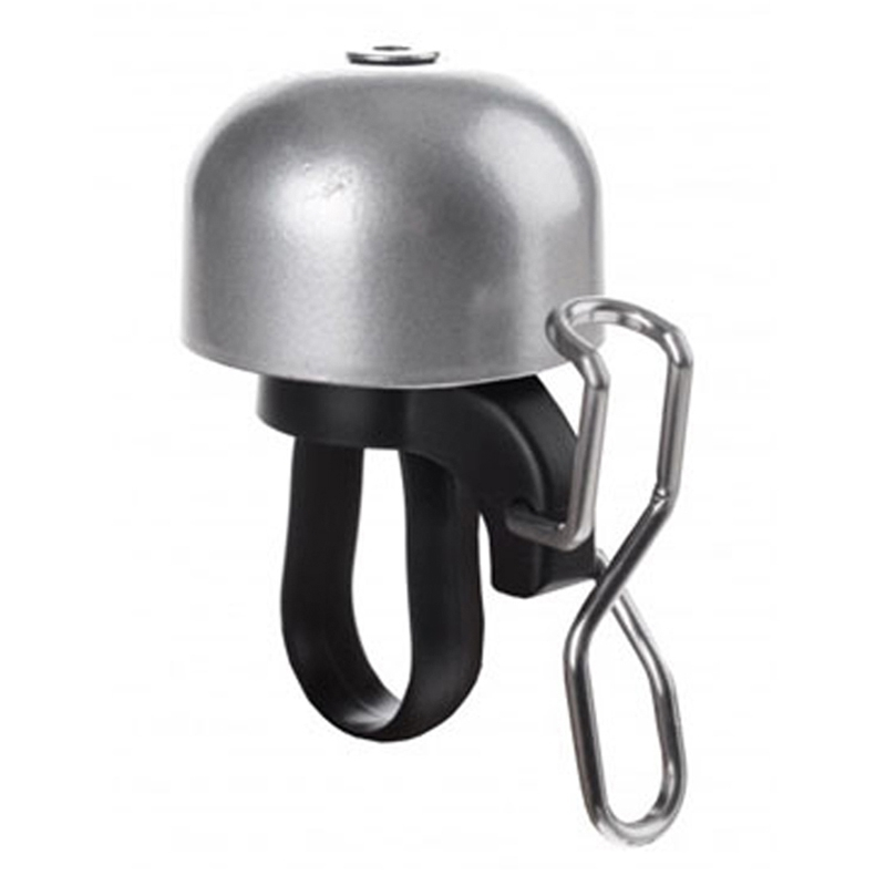 Funecobikes Sonnette De Vélo Grise Paperclip Mini 2 Funecobikes Sonnette De Vélo Grise Paperclip Mini – Image 2