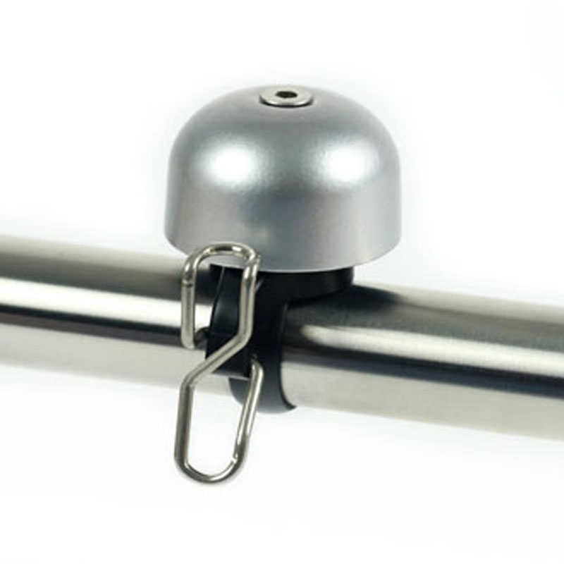 Funecobikes Sonnette De Vélo Grise Paperclip Mini 1 Funecobikes Sonnette De Vélo Grise Paperclip Mini