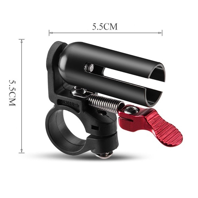 Vélo Original Sonnette De Vélo Portative En Aluminium Noir 4 Vélo Original Sonnette De Vélo Portative En Aluminium Noir – Image 4