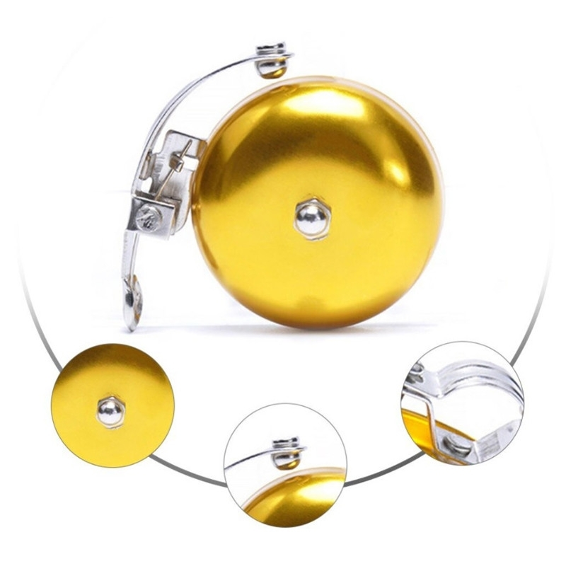 Funecobikes Sonnette De Vélo Vintage Couleur Or 2 Funecobikes Sonnette De Vélo Vintage Couleur Or – Image 2