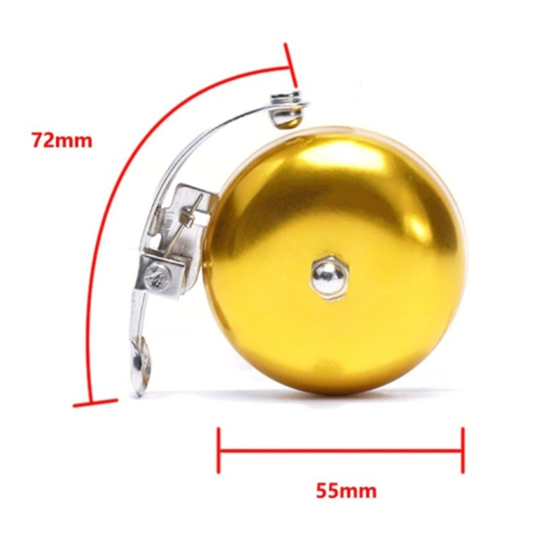 Funecobikes Sonnette De Vélo Vintage Couleur Or 4 Funecobikes Sonnette De Vélo Vintage Couleur Or – Image 4