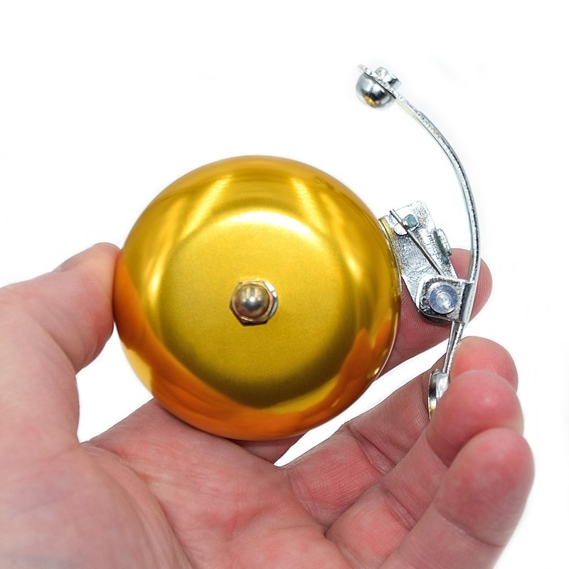 Funecobikes Sonnette De Vélo Vintage Couleur Or 5 Funecobikes Sonnette De Vélo Vintage Couleur Or – Image 5