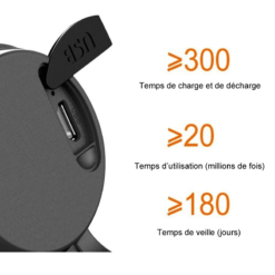 Vélo Original Sonnette électrique Pour Vélo Rechargeable En USB -Sonnettes et klaxons pour vélo Soldes sonnette electrique pour velo rechargeable en usb 2