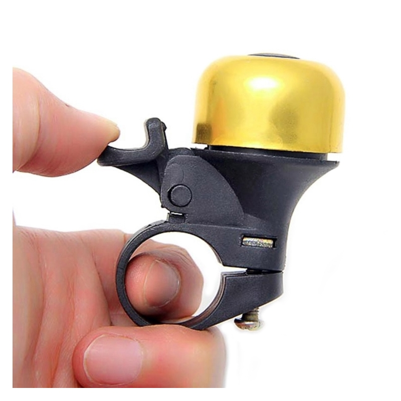 Funecobikes Sonnette Métal Doré Pour Vélo 2 Funecobikes Sonnette Métal Doré Pour Vélo – Image 2