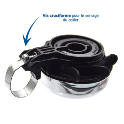 Spanninga Sonnette Rotative Chromé à Friction Pour Vélo -Sonnettes et klaxons pour vélo Soldes sonnette rotative chrome a friction pour velo 2