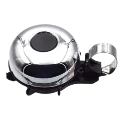 Spanninga Sonnette Rotative Chromé à Friction Pour Vélo