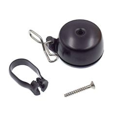 Funecobikes Sonnette Timbre Paperclip Noir Pour Vélo -Sonnettes et klaxons pour vélo Soldes sonnette timbre paperclip noir pour velo 4