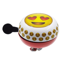 Vélo Original Sonnette Vélo Ding Dong Smiley Coeur 80 Mm -Sonnettes et klaxons pour vélo Soldes sonnette velo ding dong smiley coeur 80 mm 3