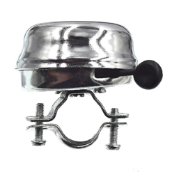 Point Sonnette Vélo Vintage Métal Argenté Motif Couronne -Sonnettes et klaxons pour vélo Soldes sonnette velo vintage metal argente motif couronne 3