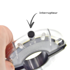 Vélo Original Soucoupe Lumineuse Bleu Pour Roue De Vélo -Sonnettes et klaxons pour vélo Soldes soucoupe lumineuse bleu pour roue de velo 2