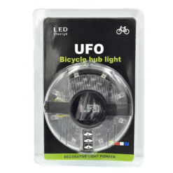 Vélo Original Soucoupe Lumineuse Bleu Pour Roue De Vélo