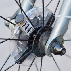 Vélo Original Soucoupe Lumineuse Bleu Pour Roue De Vélo -Sonnettes et klaxons pour vélo Soldes soucoupe lumineuse bleu pour roue de velo 4