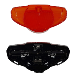 AXA Spark Steady Éclairage Arrière 80 Mm Pour Porte-bagages Vélo -Sonnettes et klaxons pour vélo Soldes spark steady eclairage arriere 80 mm pour porte bagages velo 5