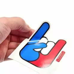 Garé Comme Une Merde Sticker Oh Yeahhh – Bleu Blanc Rouge -Sonnettes et klaxons pour vélo Soldes sticker oh yeahhh bleu blanc rouge 2