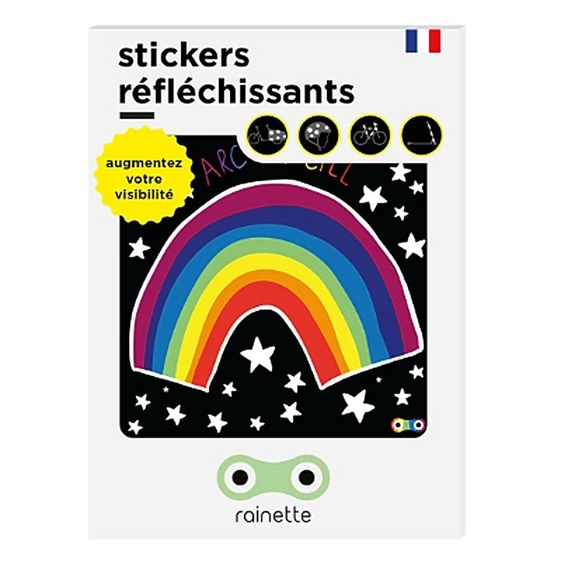 Sticker Réfléchissant Autocollant Vélo Rainette 4 Sticker Réfléchissant Autocollant Vélo Rainette – Image 4