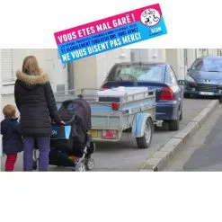Garé Comme Une Merde Sticker Vous êtes Mal Garé Pour Tous -Sonnettes et klaxons pour vélo Soldes sticker vous etes mal gare pour tous 2