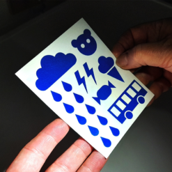 Stickers Autocollants Enfant Bookman Sur Cadre Ou Casque Vélo -Sonnettes et klaxons pour vélo Soldes stickers autocollants enfant bookman sur cadre ou casque velo 1 3