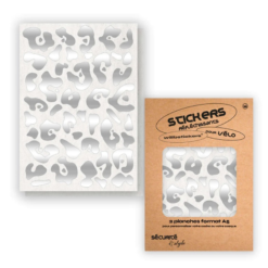 WILLBSTICKERS Stickers Réfléchissants Pour Cadre De Vélo Motif Léopard Will B