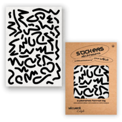 WILLBSTICKERS Stickers Réfléchissants Pour Cadre De Vélo Motif Louvre Will.B