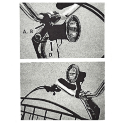 Sonnettes et klaxons pour vélo Soldes -Sonnettes et klaxons pour vélo Soldes support cintre pour eclairage busch muller 1