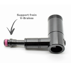 Alhonga Support éclairage Vélo Sur Frein V-Brakes -Sonnettes et klaxons pour vélo Soldes support eclairage velo sur frein v brakes 3