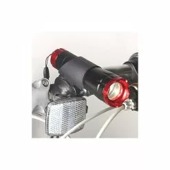 Funecobikes Support Lampe Torche Pour Guidon De Vélo -Sonnettes et klaxons pour vélo Soldes support lampe torche pour guidon de velo 3