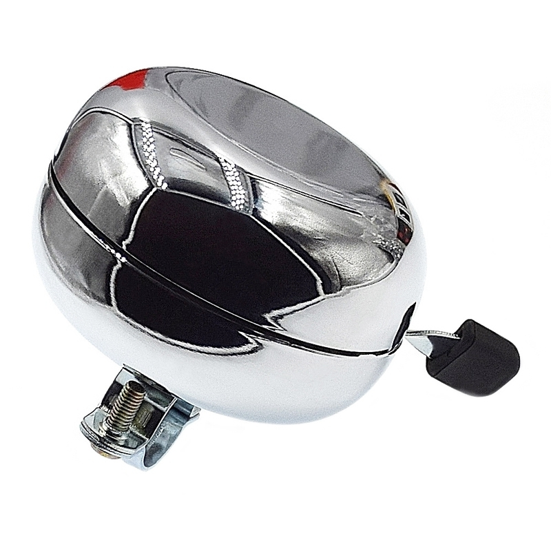 Point Timbre Vélo En Chrome 80 Mm 3 Point Timbre Vélo En Chrome 80 Mm – Image 3