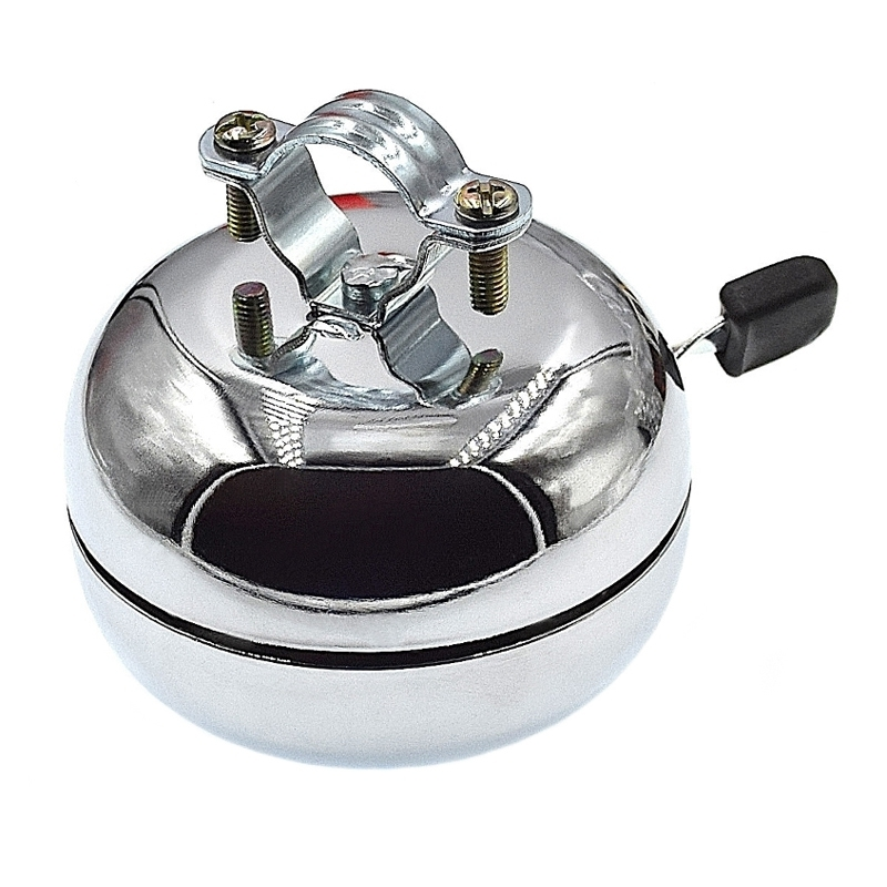 Point Timbre Vélo En Chrome 80 Mm 4 Point Timbre Vélo En Chrome 80 Mm – Image 4