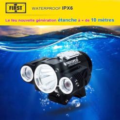 Vélo Original X3 HD LED - Feu Vélo Avant Haute Luminosité 7000 Lumens -Sonnettes et klaxons pour vélo Soldes x3 hd led feu velo avant haute luminosite 7000 lumens 2
